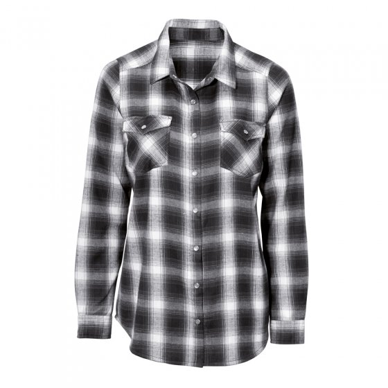 Karo-Bluse,Schwarz-Kar.,36/38 