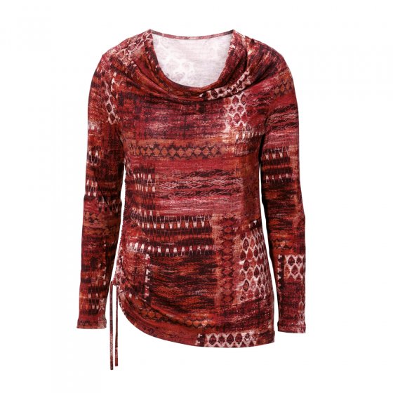 Druck-Shirt,bordeaux,38/40 