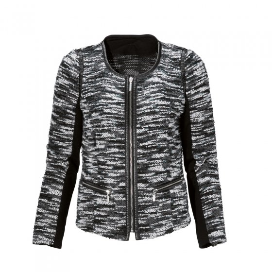 Strick-Cardigan,sw/meli. 38/40 