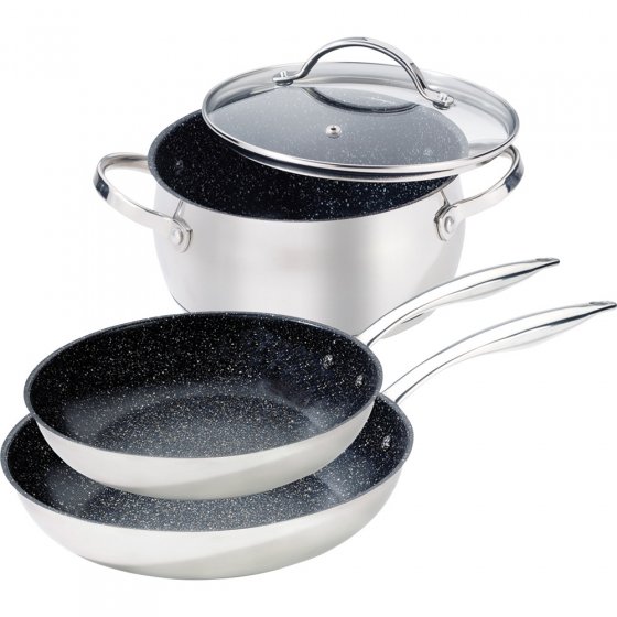 Stoneline® pannenset 'Professional' Set van 4