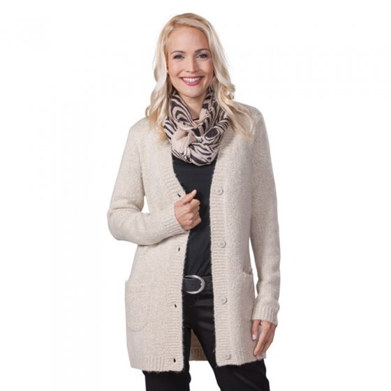 Damen Strickjacke,beige 