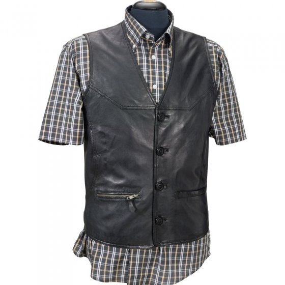 Lamsnappaleer vest