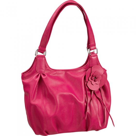 Handtasche, Blumenschmuck,Blau | Blauw