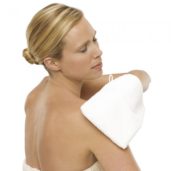 Micro-peeling washandschoen 