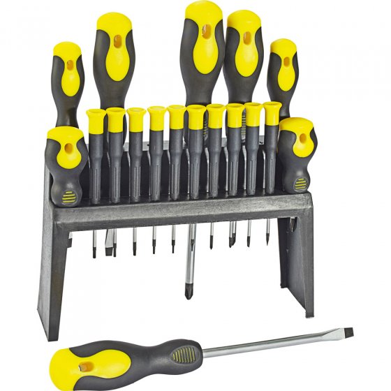 Schroevendraaierset met houder