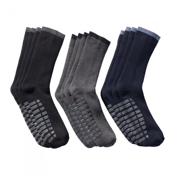 Volfrotté-sokken met anti-slipzool in set van 4 paar 