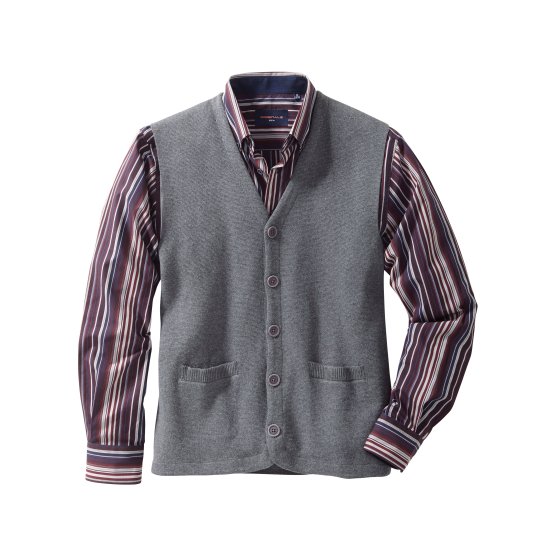 Gemêleerd gilet 