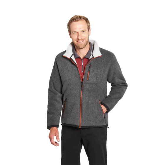 Gevoerde polarfleece-jas 