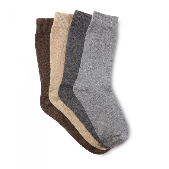 Wollen sokken met alpaca Set van 4 