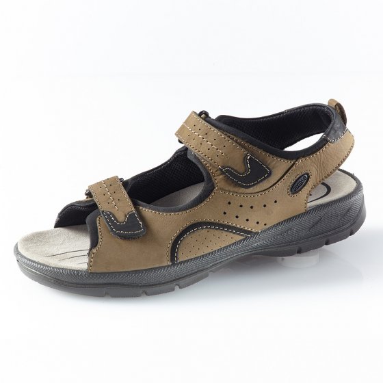 Herensandalen met klittenbandsluiting