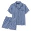Lichte seersucker pyjama  - 1