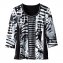 Shirt met ronde hals en mesh - 1