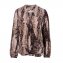 Bedruckte Bluse,sw/braun 46/48 - 1