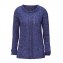 Pullover,blau/melange,46/48 - 1