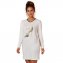 Nachthemd,Schuhmotiv,creme,L - 1