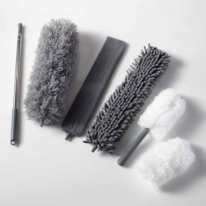 5-delige telescopische plumeauset