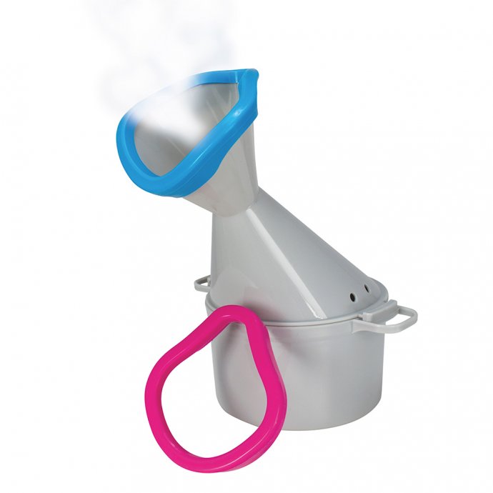 Inhalator met 2 zachte opzetstukken