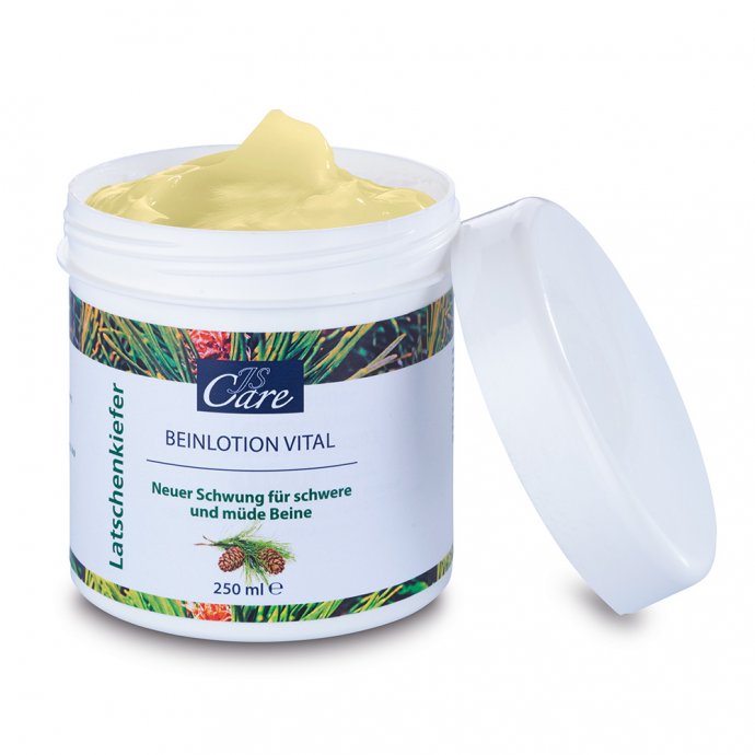 Lotion voor benen van bergdennen