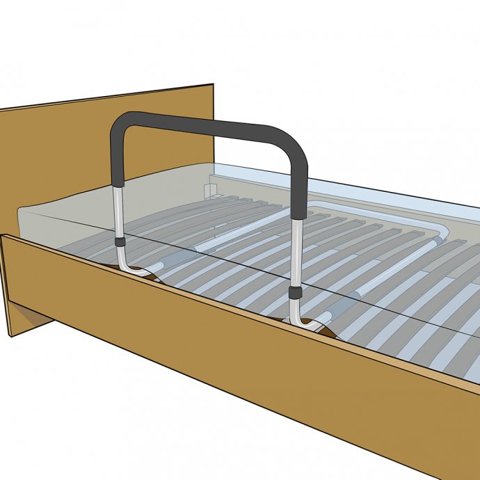 Ondersteunende bedgreep