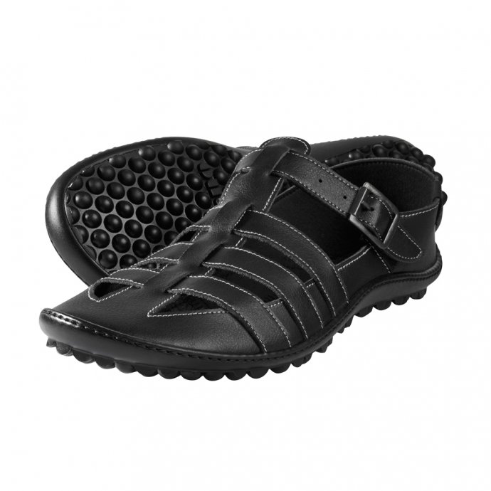 Jaro blotevoetensandalen, zwart