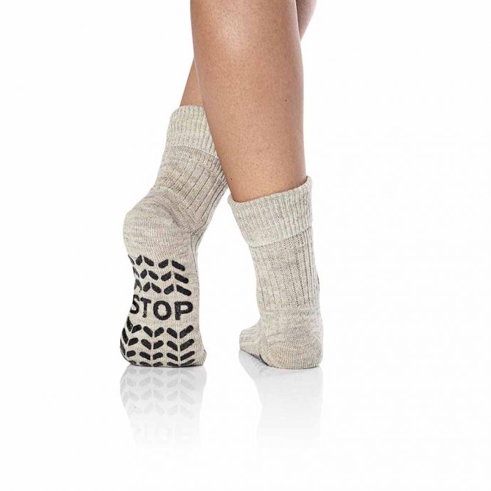 Antislipsokken met alpacawol