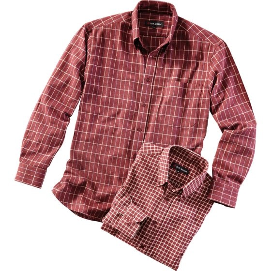 Set van 2 geruite flanel overhemden 