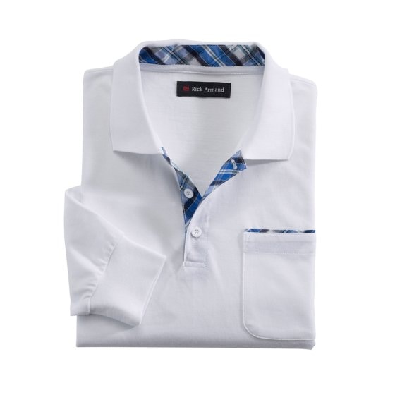 Piquéshirt met lange mouwen 