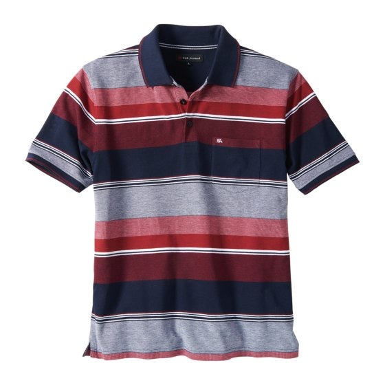 Piqué-poloshirt met strepen 