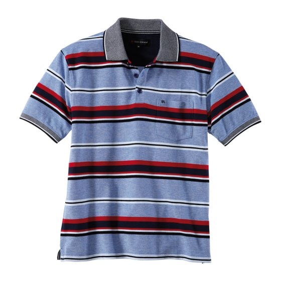 Piqué-poloshirt met strepen 