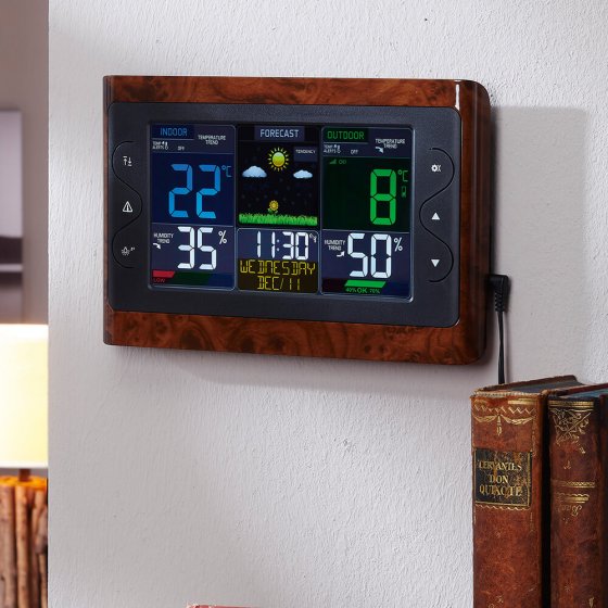 Radiografisch weerstation met XL-display