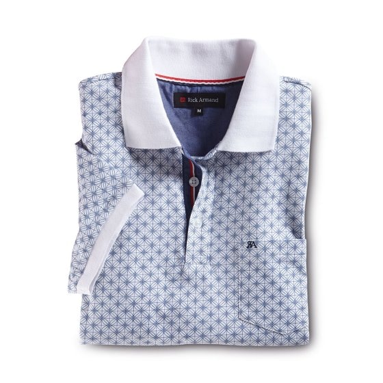 Poloshirt met print all-over 