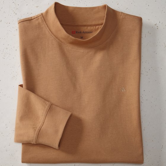 Shirt met opstaande kraag 