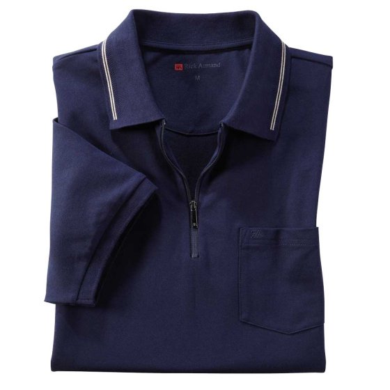 Poloshirt met ritskraag 