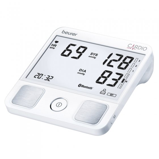 Bloeddrukmeter voor de bovenarm met ECG 