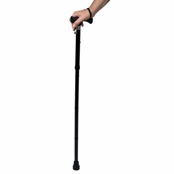 Opvouwbare wandelstok met tas 