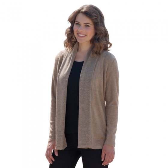 Strickjacke+Schalkragen,camel 