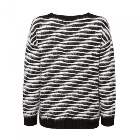 Pullover,schwarz/weiß,38/40 