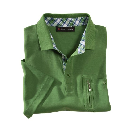 Comfort-poloshirt,Groen 