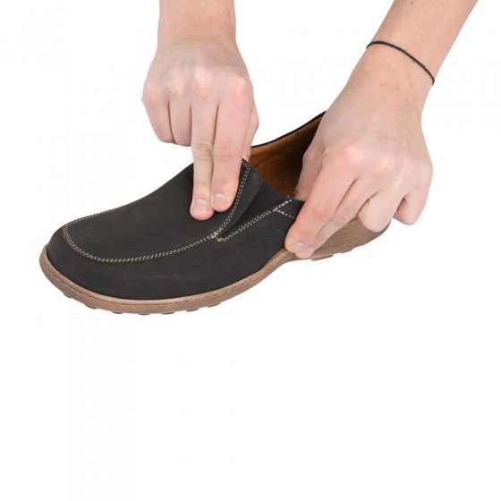 Nubuk-Stretchslipper"Lightwalk