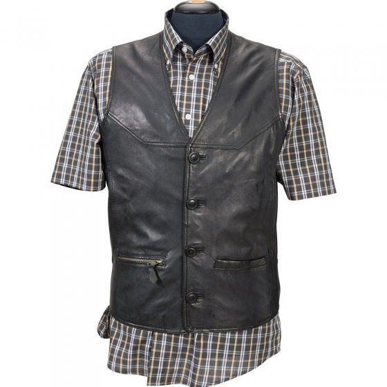 Lamsnappaleer vest