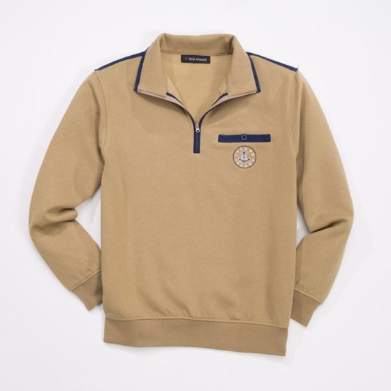 Sweater mit Polarfutter,Marine 