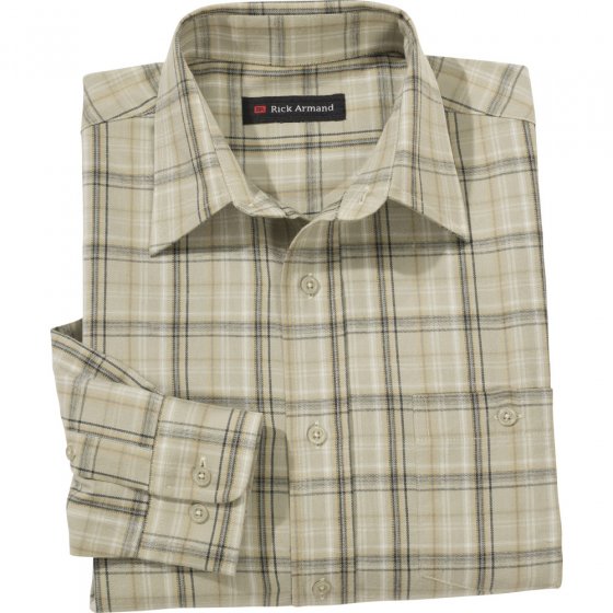 Set van 2 geruite flaneloverhemden