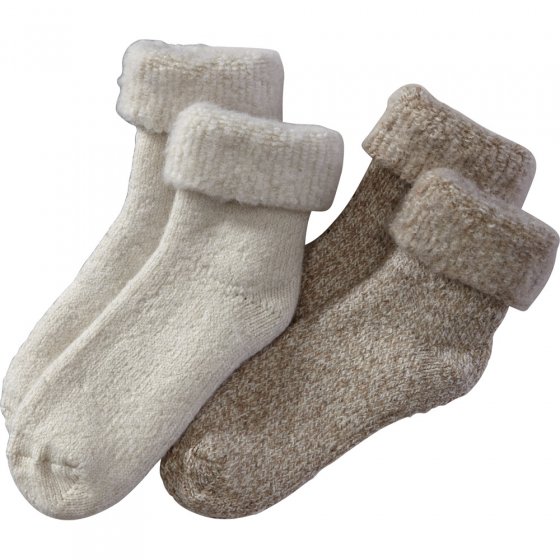 Socke,2er P.,beige/natur,35/38 