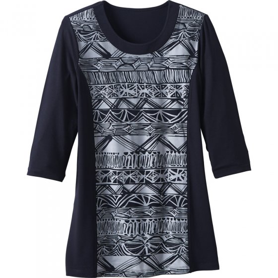 Longshirt,Materialmix,XXL 