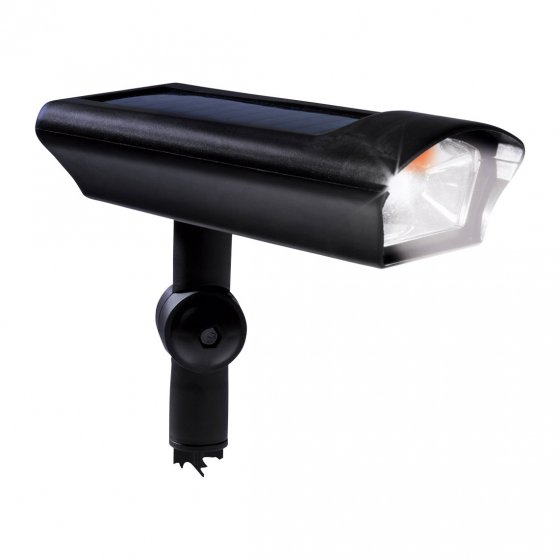 Led-lamp in camera-look, op zonne-energie 