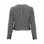 Kurz-Jacke,Schwarz/Weiss,40 - 2