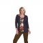 Shirt in Doppeloptik,braun - 2