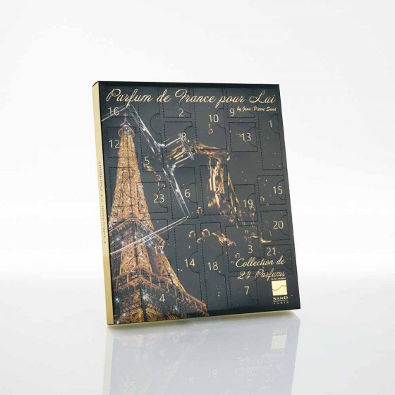 Eau de parfum adventskalender voor heren