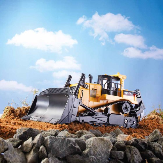 Radiografisch bestuurbare bulldozer