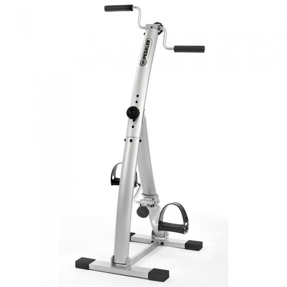 Hometrainer met dubbele pedalen 